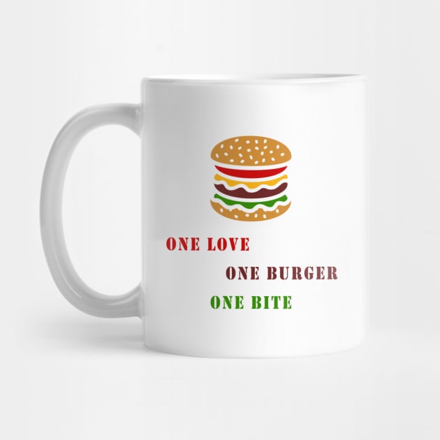 One love one burger one bite by Florin Tenica